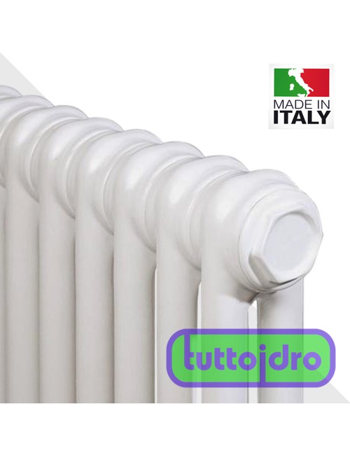 Radiatore Irsap Tesi 2 colonne H. 565mm 12 elementi Bianco Allaccio laterale alto/basso
