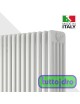Radiatore Irsap Tesi 5 colonne H. 1200mm 6 elementi Bianco Allaccio laterale alto/basso