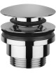 S/A 1"1/4 CLIC-CLAC Universale con vite blocco controppo pieno bianco opaco