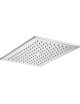 Soffione 340x220 H8 rettangolare CITY con snodo