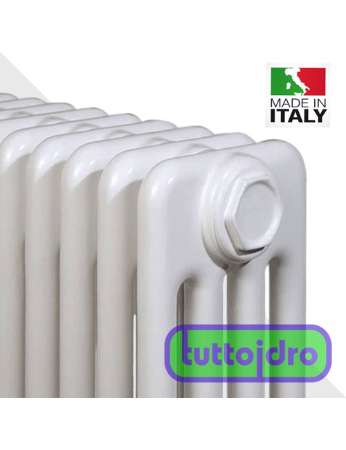Radiatore Irsap Tesi 4 colonne H. 2000mm 14 elementi Bianco Allaccio laterale alto/basso
