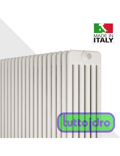 Radiatore Irsap Tesi 6 colonne H. 200mm 22 elementi Bianco Allaccio laterale alto/basso