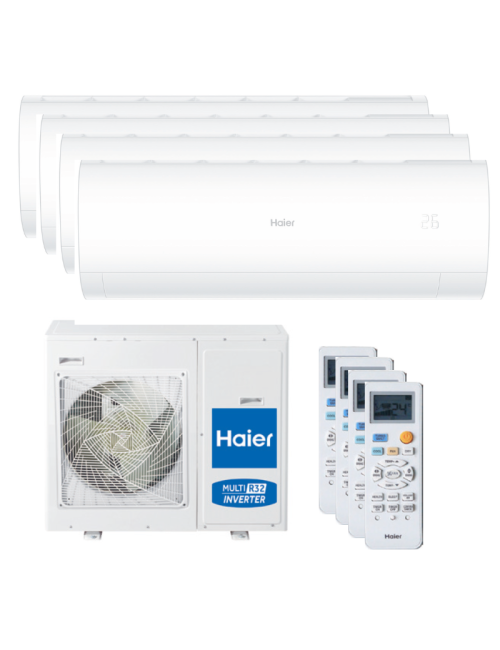 Climatizzatore Haier Pearl Quadri Split 12000+12000+12000+12000 BTU Inverter Wi-Fi | A++ |