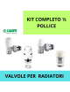 KIT COMPLETO VALVOLE PER RADIATORE